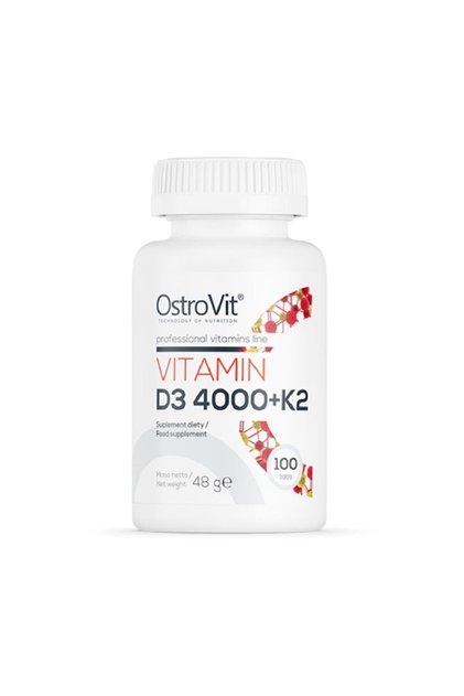 Vitamina D3 4000 + K2, 100 tablete, Ostrovit, Supliment alimentar pentru sanatate
