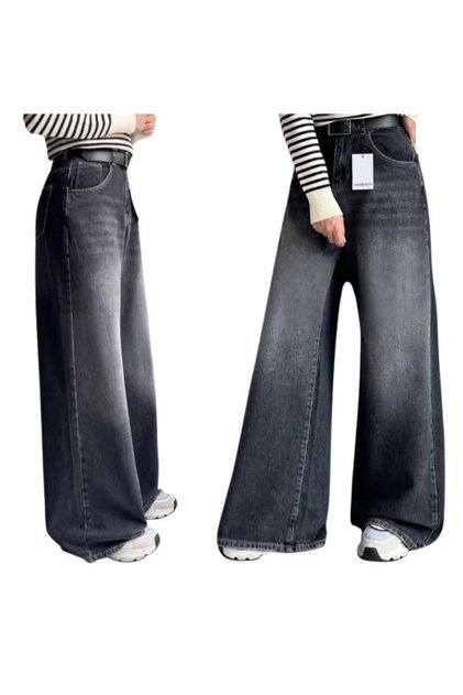 Smoked Washed Vintage Wide Leg Baggy Retro Trousers Jean Kotolog