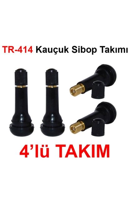Tr-414 Çin Kauçuk Sibop Takımı (4 ADET SET)