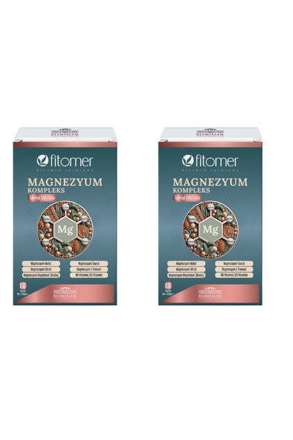 Magnezyum P5P B6 Vitamin ve D Vitamini 60 Kapsül 2 Li Fırsat Seti