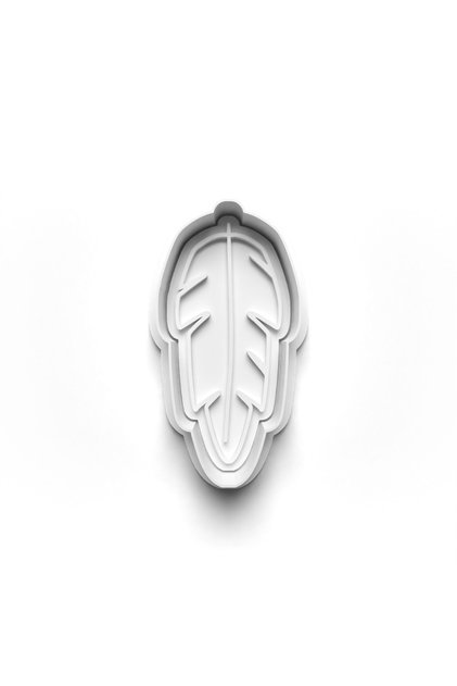 Feather Cooky Cutter and Stamper 3D-0558_4