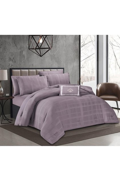 Horse 7-piece elegant pattern comforter set, king size