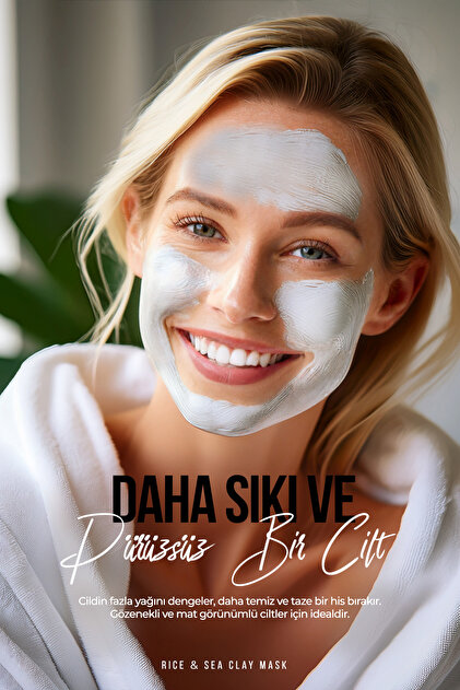 New Well Rice & Sea Clay Mask Pirinç ve Deniz Özlü Kil Maskesi 100