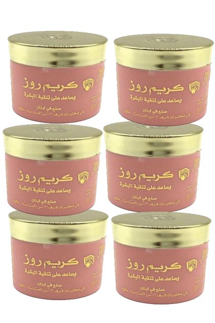 كريم روز يساعد على تنقية البشرة - 25 جم * 6 قطع