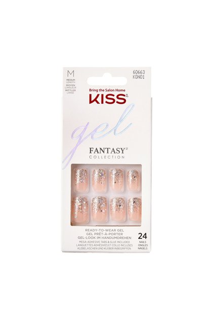 Kiss Gel Fantasy Nails Medium Length KGN01