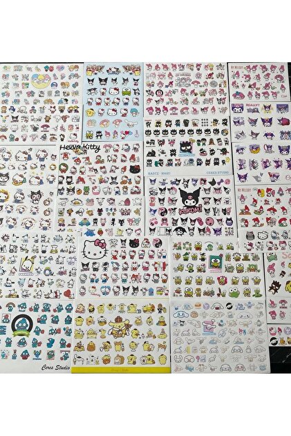 Ceres Studio Sanrio Sticker Set Hello Kitty Kuromi Melody