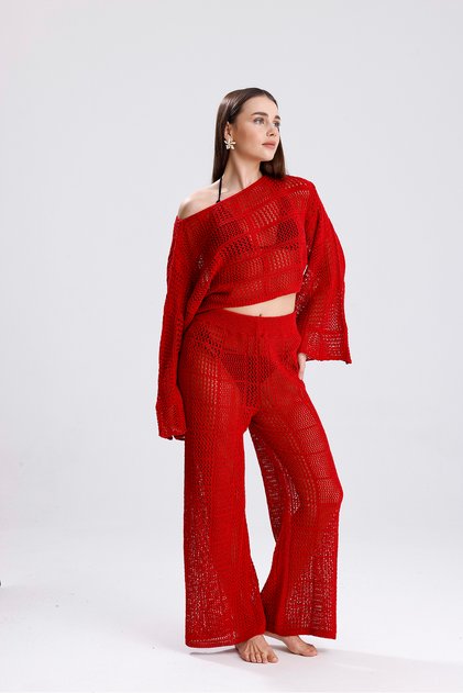 Women's Knitwear Knitted Combined Beach Dress