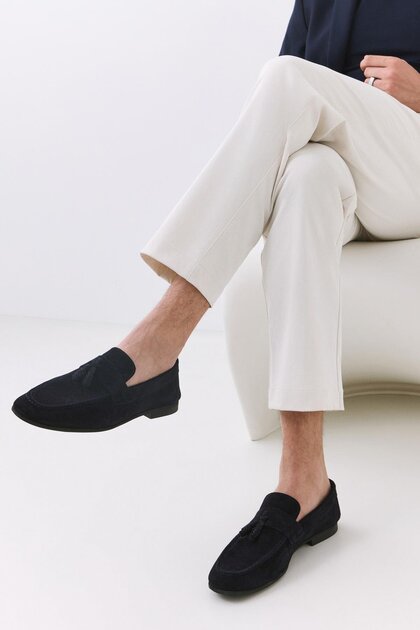 Yaya by Hotiç Lacivert Erkek Loafer Ayakkabı 02AYY308550A680