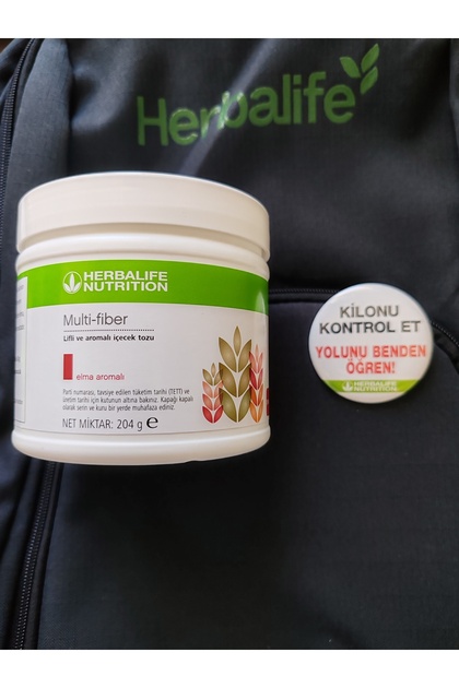 Herbalife Multi-fiber Lifli ve Elma Aromalı Içecek Tozu 204 G