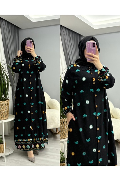 Women's Turtleneck Dress with Pockets