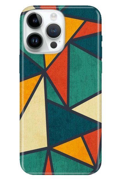 iPhone 16 Pro Max Case Silicone Pattern Printed Cover Wall