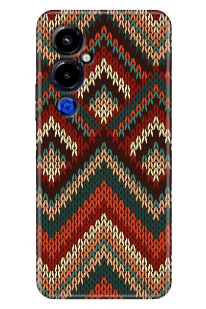 Tecno Pova 4 Pro Case Colorful Themed Patterned Tpu Pova 4 Pro Silicone Zigzag