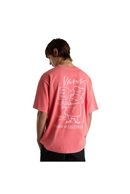 Vans 66 Baked In Loose Ss Vn000ntsd6z1 Erkek Pembe Tişört - Fiyatı
