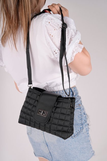 Women's Black Casual Shoulder Bag