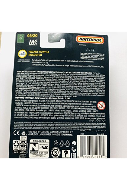 Matchbox 2022 Yeni Seri Pagani Huayra Roadster 1:64 Ölçek