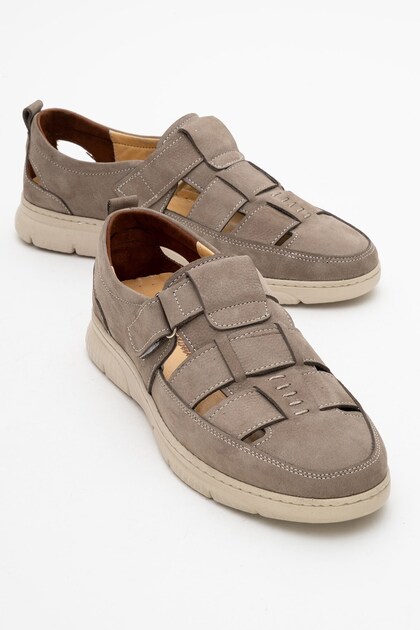 Genuine Leather, Summer, Very Comfortable, Anatomical and Orthopedic, Men's Summer Shoes