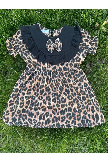 Girl's Leopard Print Dress