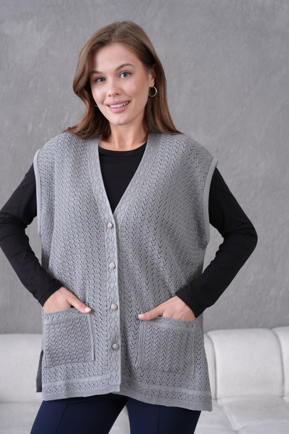 Knitwear Plus Size Mother Seasonal Vest