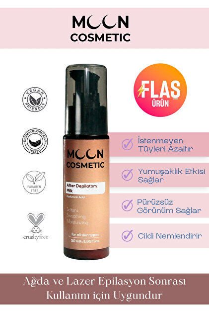 MOON COSMETIC Isırgan Otu Özlü Tüy İnceltici Ve Nemlendirici Bakım