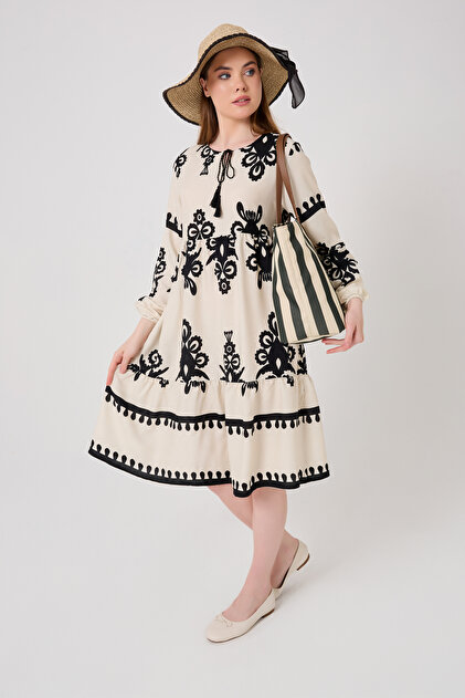 white christmas dresses Velvet by Graham & Spencer Celina Printed Dress main image 1