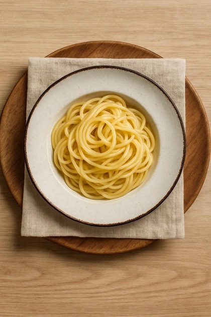 Color X Series Cream Deep Pasta - Spaghetti Plate Single