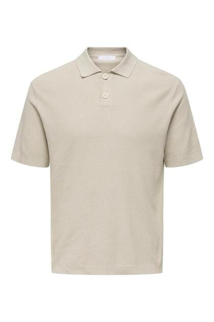 ONSTONY REG 12 SS WAFFLE POLO KNIT NOOS