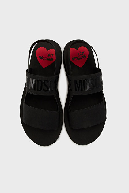 Love Moschino Logolu Çift Bantlı Sandalet SANDALET