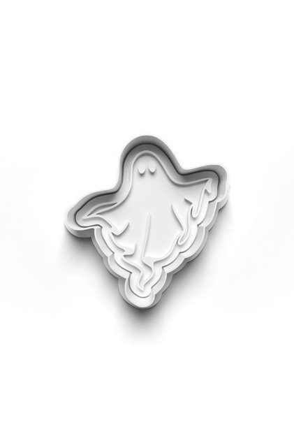 Halloween Halloween Ghost Cooky Cutter and Stamper 3D-0692_1