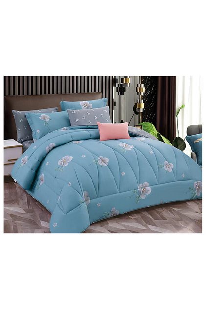 HOURS 7-Piece Cotton Double Duvet Set HOURS-244