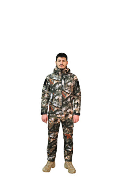 AND1 MIXTAPEソルジャーアーミー迷彩ユニフォームアンドワンホットソース SİNGLE SWORD Askeri Tactical Softshell Mont (İçi Polarlı) MULTİCAM