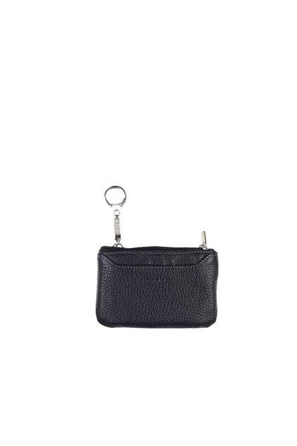 Leather Black Keychain 042 2
