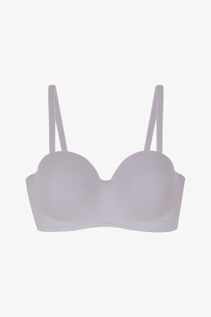 Women's Ribbed Strapless Bra