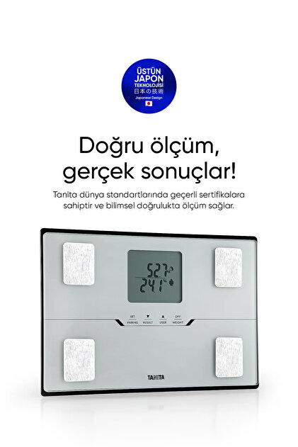 Tanita Bc 401 White Akıllı Bluetooth Tartı | Total Yağ, Sıvı, Kas