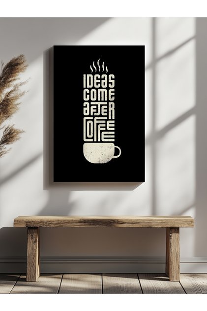 Coffee Corner Themed Home Office Kitchen Living Room Wall Decoration Canvas Painting
