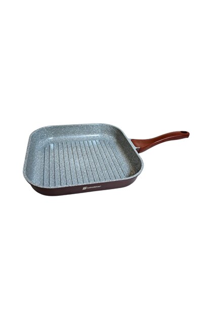 Tigaie grill ceramică, 28x4 cm