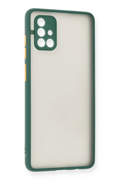 Samsung Galaxy A71 Case Montreal Silicone Cover - Green Almla