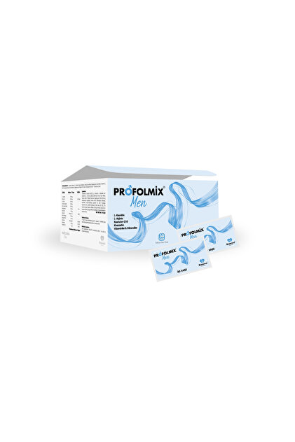 Biowins Pharma Profolmix Men's L-Carnitine, L-Arginine, Magnesium,  Quartzetin, Ginseng, Coenzyme Q10, Selenium, Vit. B12,C,A,E- Trendyol