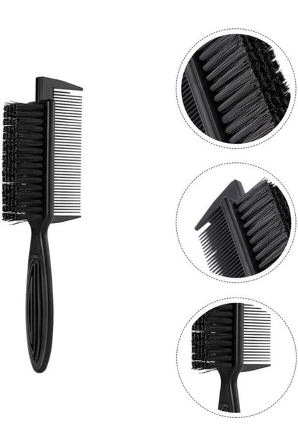 2-in-1 Hair Styling Comb, Double Sided Small Brush Comb, Travel Portable Broken Hairbrush