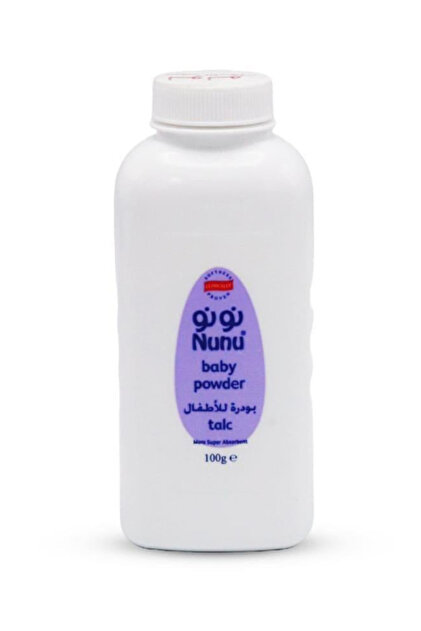 Nunu Baby Talcum Powder White - 100g