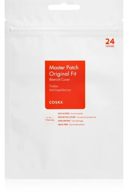 Plasturi pentru coșuri și probleme cutanate Master Patch Original Fit Blemish Cover, 24 buc.