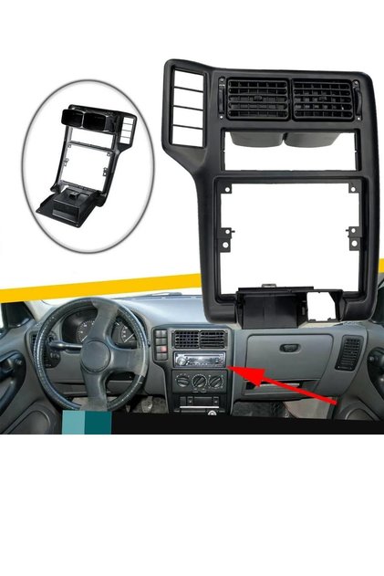 VOLKSWAGEN TEYP ÇERCEVESİ FULL HAVALANDIRMALAR ÜZERİNDE POLO/CADDY/İBİZA/CORDOBA 96-03 6N1858069A