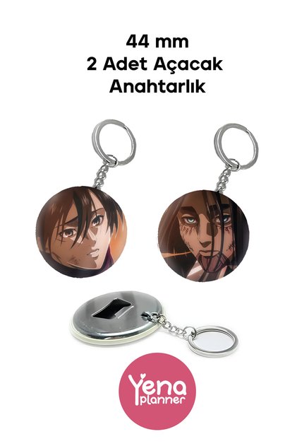 Attack on Titan Bag Ornament / Badge Set / Opener Keychain