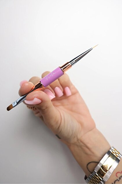 ÇİFT TARAFLI FIRÇA-Nail Art ve Jel Fırçası