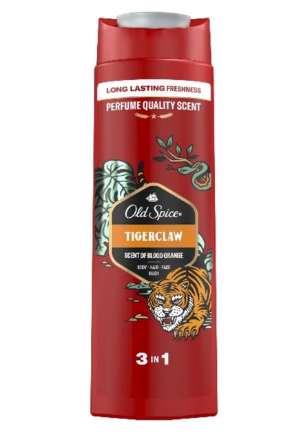 Gel De Dus Si Sampon Tiger Claw, 400 ml