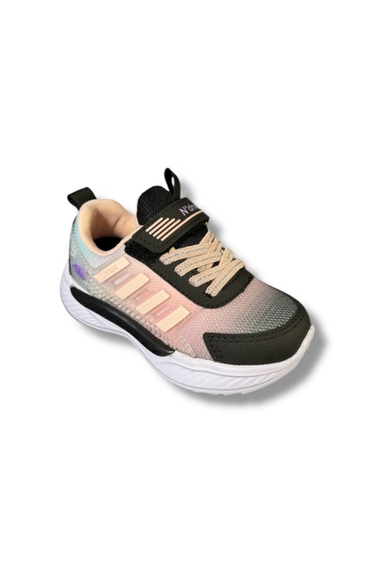 N'Drops 023-P Unisex Girls - Boys Baby Children Comfortable Mesh Banded Daily Walking Running Sports Shoes