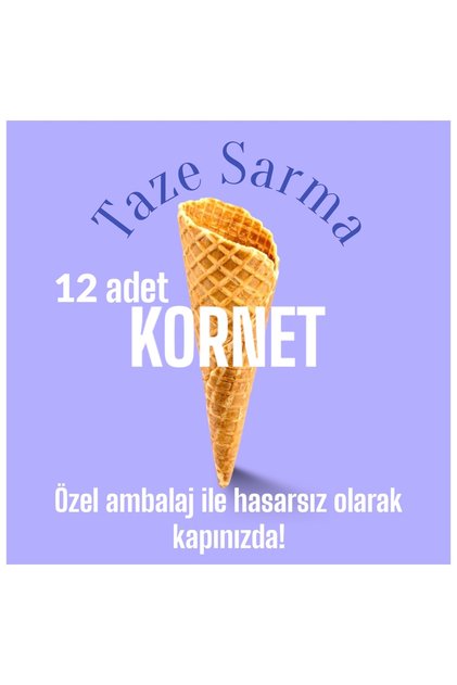 Kornet Dondurma Külahı 12’li