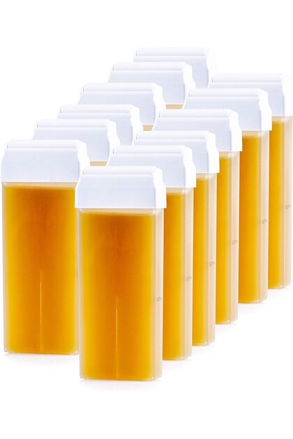 Professional Salon Use Natural Honey Wax Roll on Depilatory Roll on 24 x 100 ml