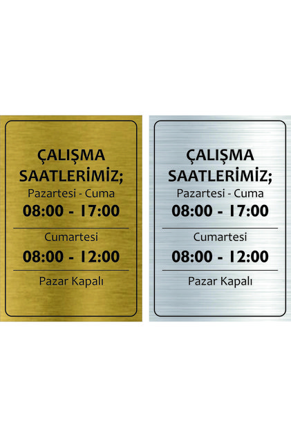 Job Work Time Sheet Either Gold or Silver Color