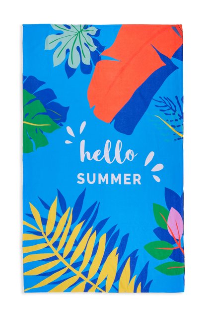 Printed Beach Towel Oversized 100X170Cm