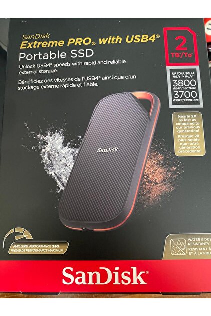Sandisk Extreme Pro 2tb Taşınabilir SSD SDSSDE82-2T00-G25 - Fiyatı